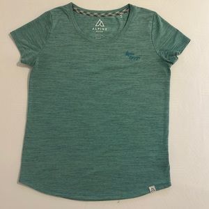 Alpine design mountains T-shirt